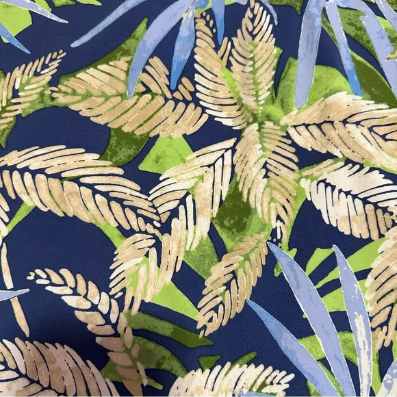 J.McLaughlin Women’s Sheath Sleeveless Blue Dress Tropical floral Size XS - Picture 4 of 12